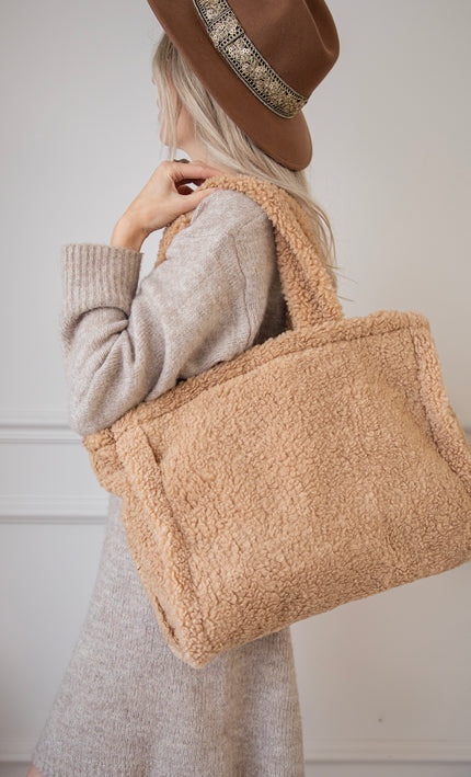 Handtasche - Teddy Meau - Beige