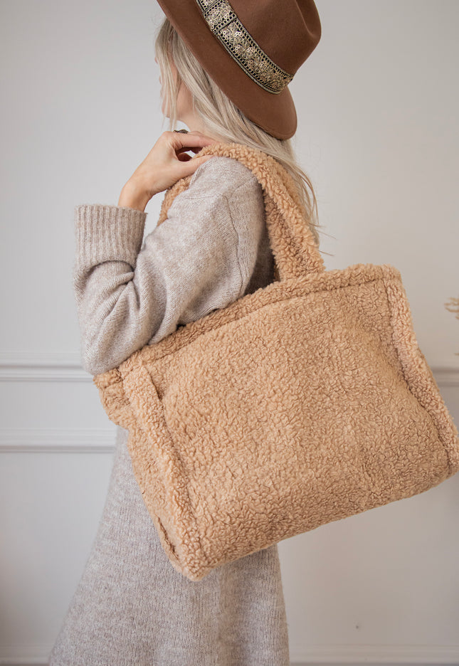 Handtasche - Teddy Meau - Beige