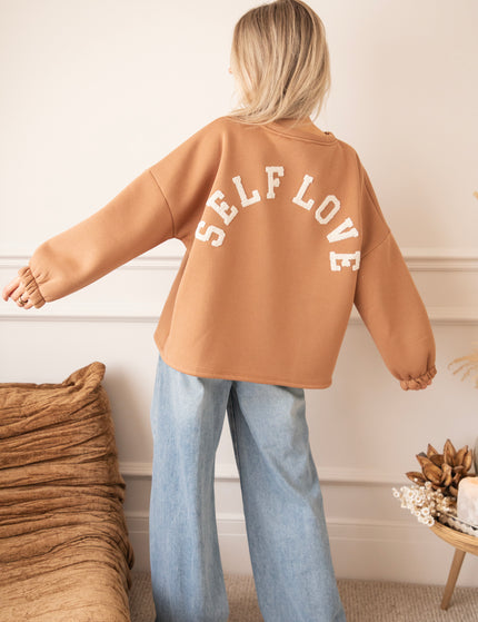 Lily Self Love Caramel/Beige - Sweater