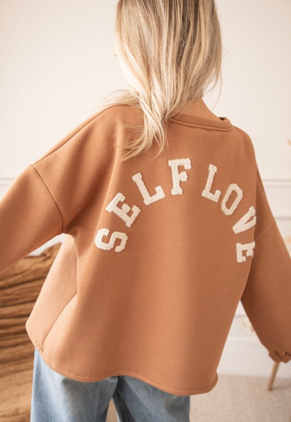Lily Self Love Caramel/Beige - Sweater
