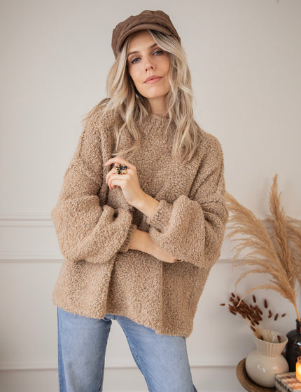 Amber Woolen Camel - Sweater