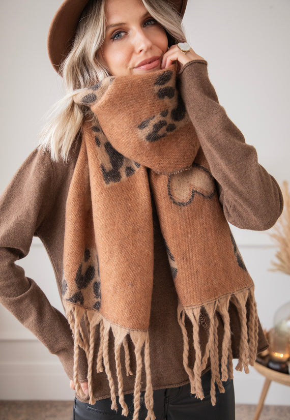 Schal - Falling In Love - Camel