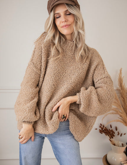 Amber Woolen Camel - Sweater