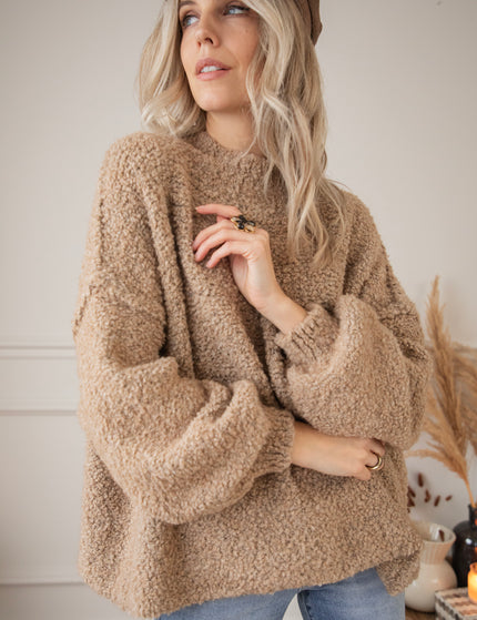 Amber Woolen Camel - Sweater