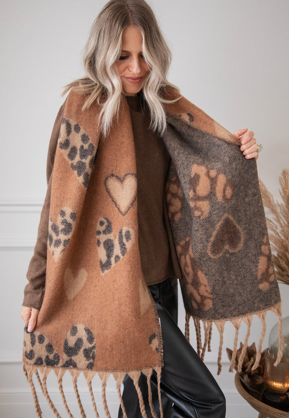 Schal - Falling In Love - Camel