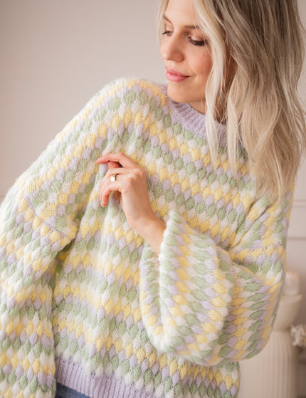 Bubbly Dreams Lila/Yellow - Trui