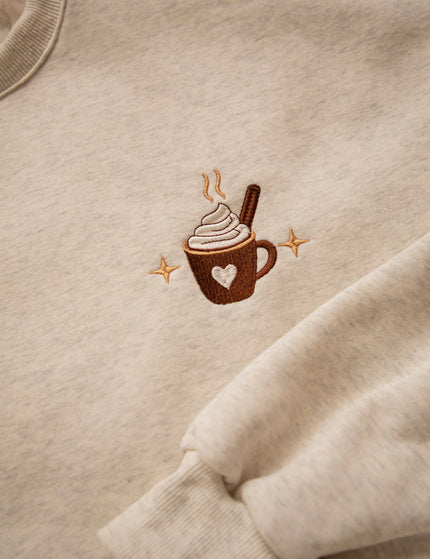 Simplicity Love You Latte Soft Grey - Sweater