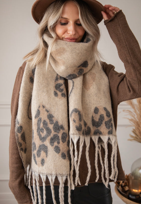 Schal - Falling In Love - Beige