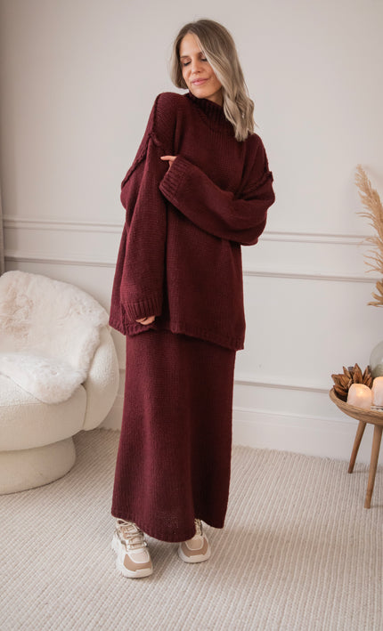 Femmy Burgundy - Combi Set