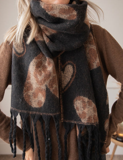 Schal - Falling In Love - Schwarz