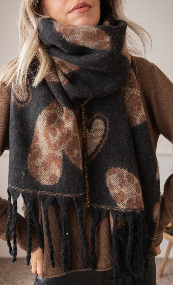 Falling In Love Black - Sjaal