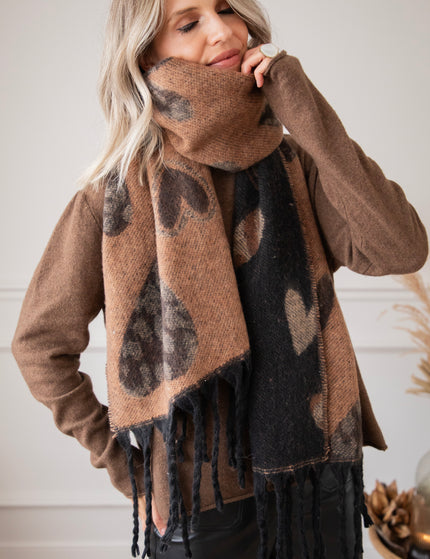 Schal - Falling In Love - Schwarz