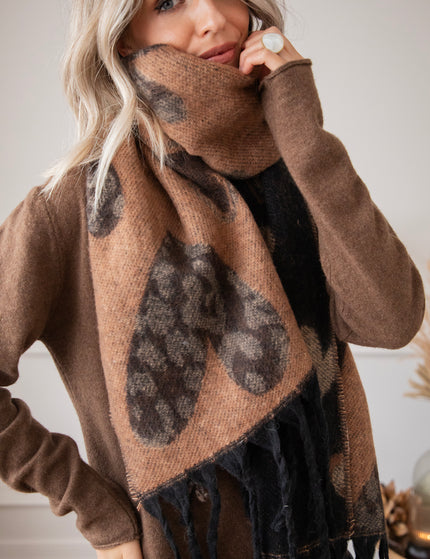 Schal - Falling In Love - Schwarz