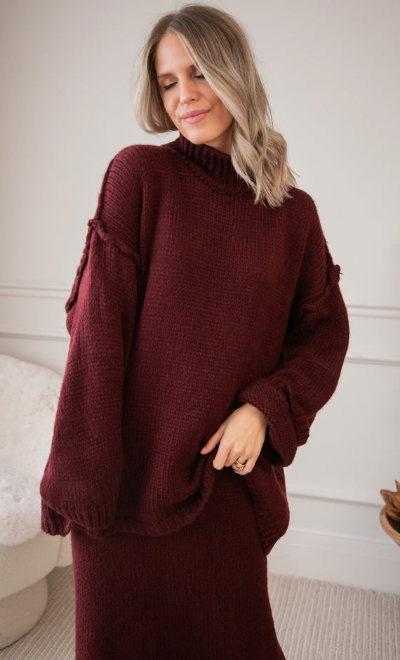 Femmy Burgundy - Combi Set