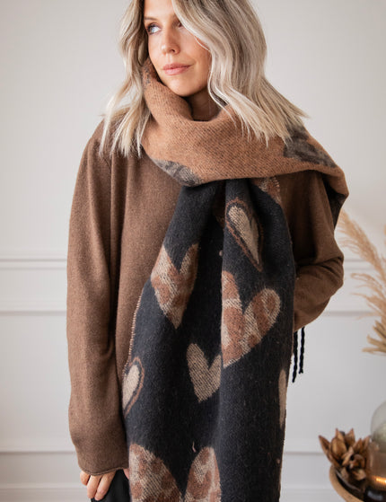 Schal - Falling In Love - Schwarz