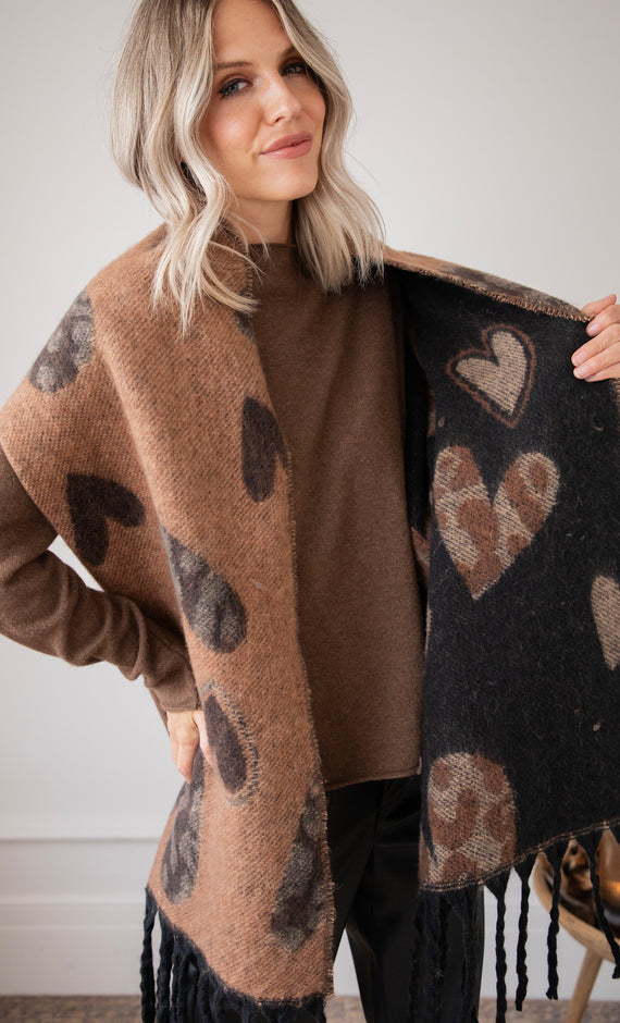 Falling In Love Black - Sjaal