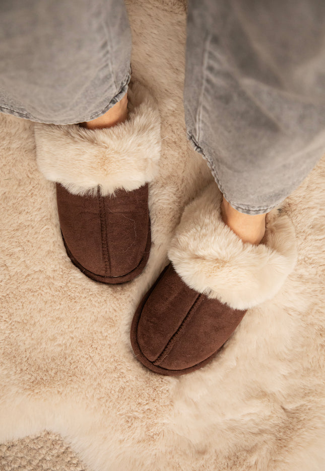 Hausschuhe - Furever Home - Kakao/Beige
