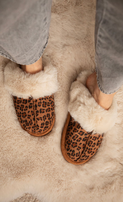 Furever Home Leopard/Beige - Pantoffels