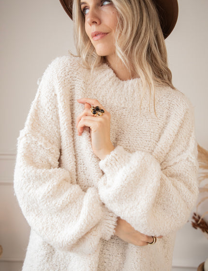 Amber Woolen Beige - Sweater