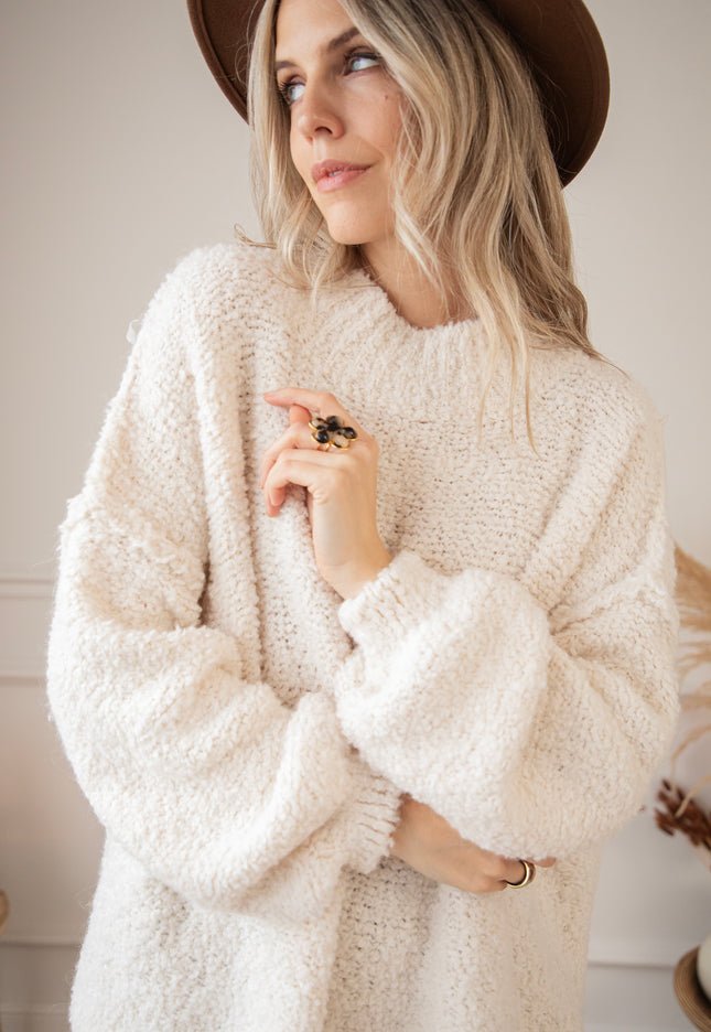 Pullover - Amber Woolen - Beige