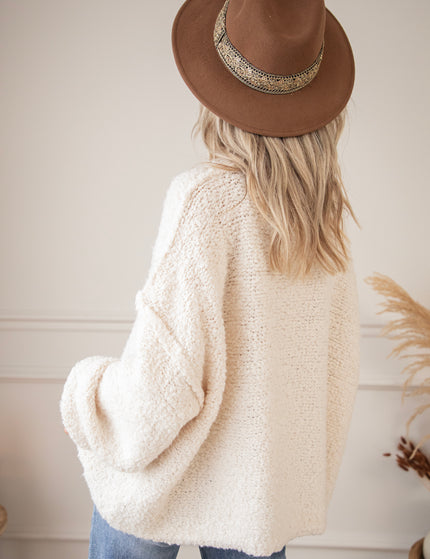 Amber Woolen Beige - Sweater