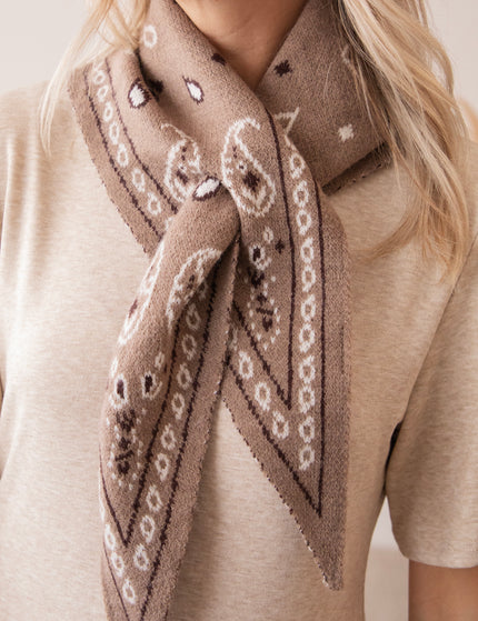 Bandana - Woodland Paisley - Taupe
