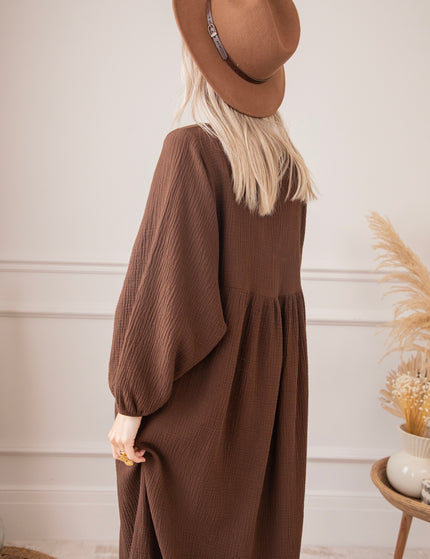 Maud Tetra Choco - Maxi Dress