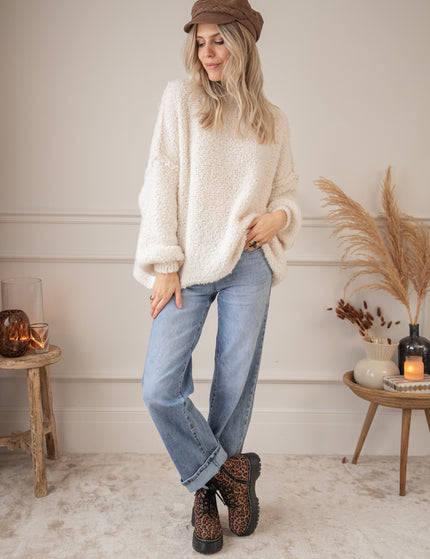 Amber Woolen Beige - Sweater