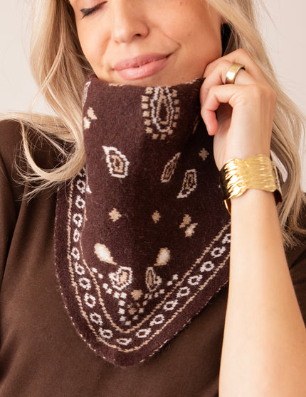 Bandana - Woodland Paisley - Braun