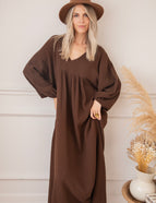 Maud Tetra Choco - Maxi Dress