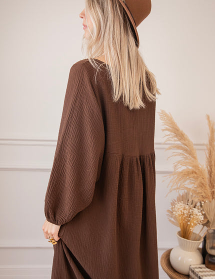 Maud Tetra Choco - Maxi Dress