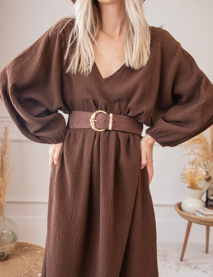 Maud Tetra Choco - Maxi Dress