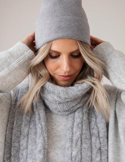 The Basic Beanie Grey - Muts