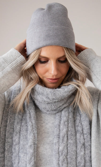 The Basic Beanie Grey - Muts