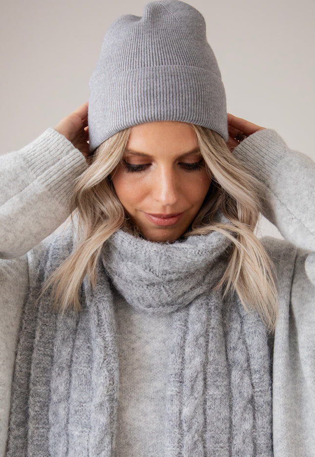 The Basic Beanie Grey - Muts