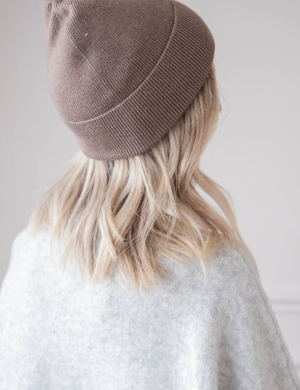 The Basic Beanie Taupe - Muts