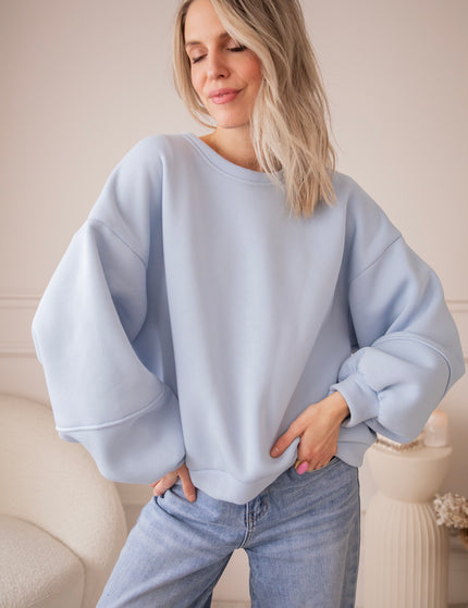 Snuggle Up Soft Blue - Sweater