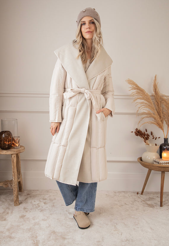 Long Lilah Beige - Coat