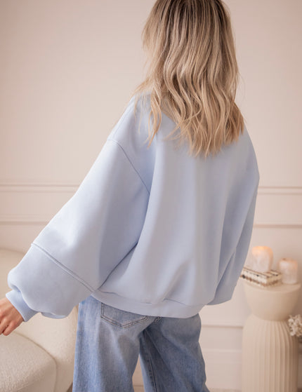 Snuggle Up Soft Blue - Sweater