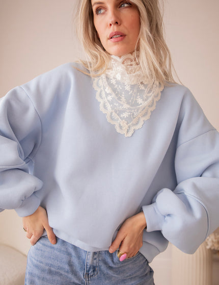Snuggle Up Soft Blue - Sweater