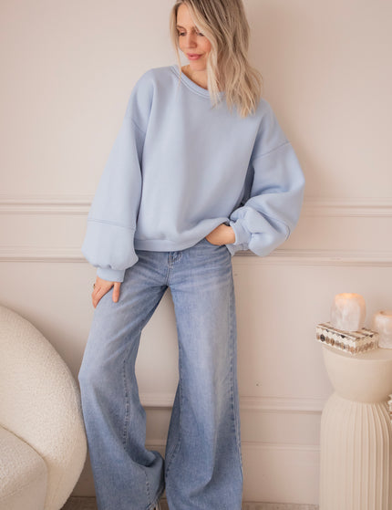 Snuggle Up Soft Blue - Sweater