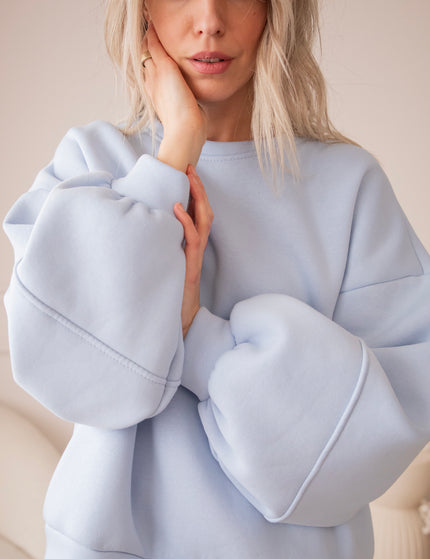 Snuggle Up Soft Blue - Sweater