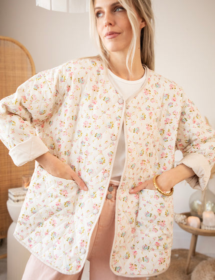 Blooming Quilt Beige/Pink - Jacket