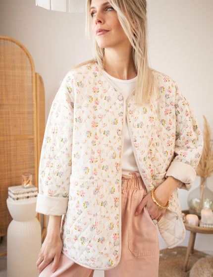 Blooming Quilt Beige/Pink - Jacket