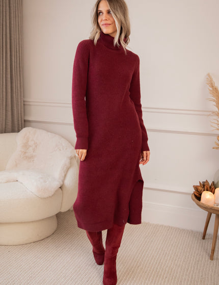 Caroll Bordeaux - Sweater Dress