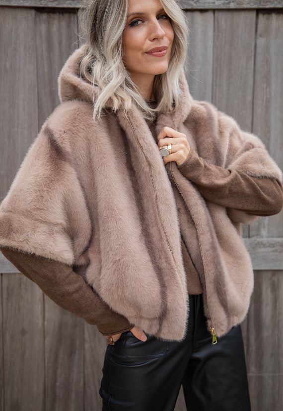 Jacke - Cozy Up - Braun