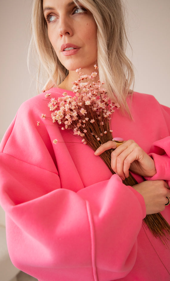 Snuggle Up Fuchsia - Sweater