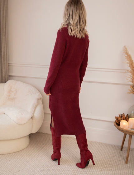 Caroll Bordeaux - Sweater Dress