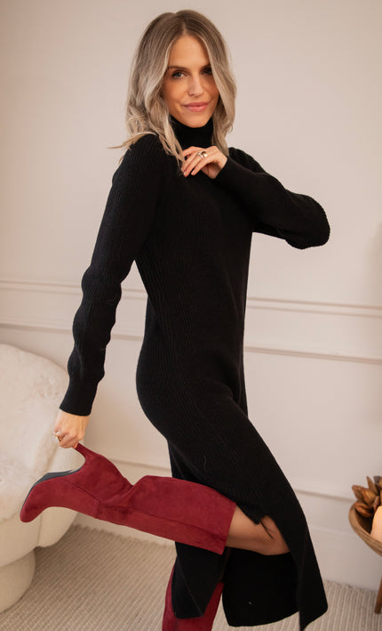 Caroll Black - Sweater Dress