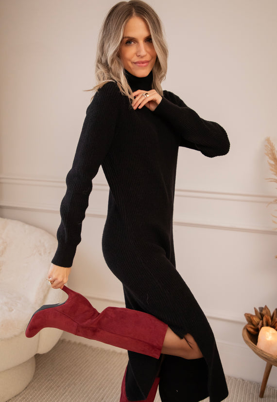 Caroll Black - Sweater Dress